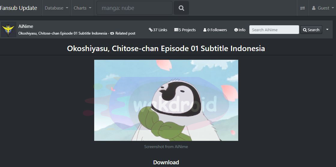 download subtitle indonesia fansub update 3
