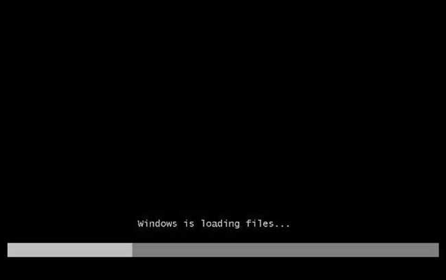proses loading installer windows 7